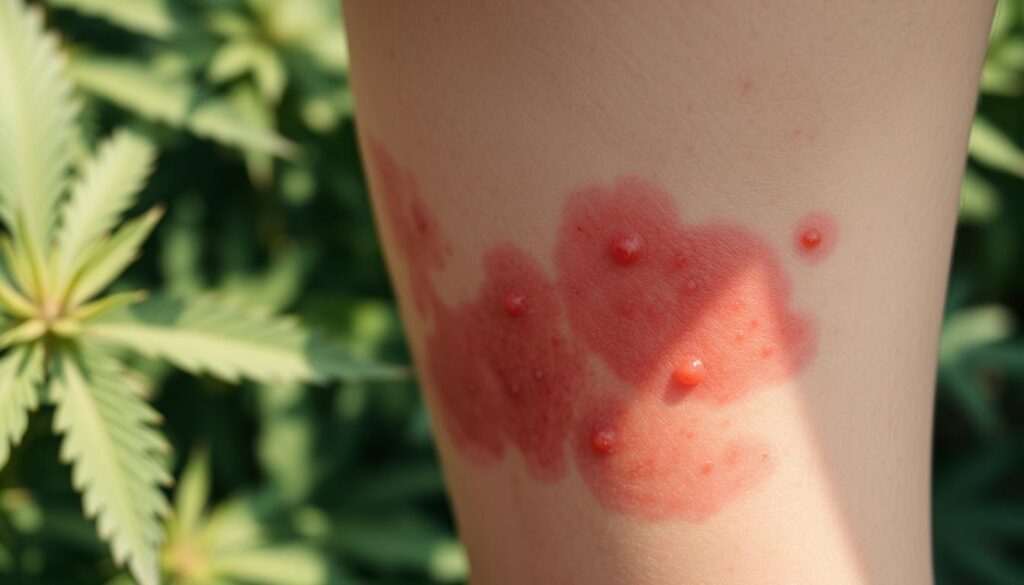 cannabis skin rash